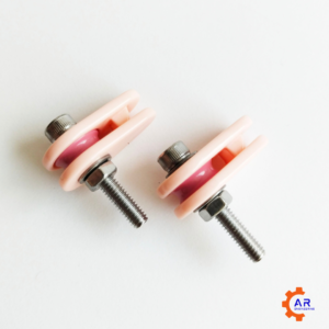 CAGED CERAMIC PULLEY