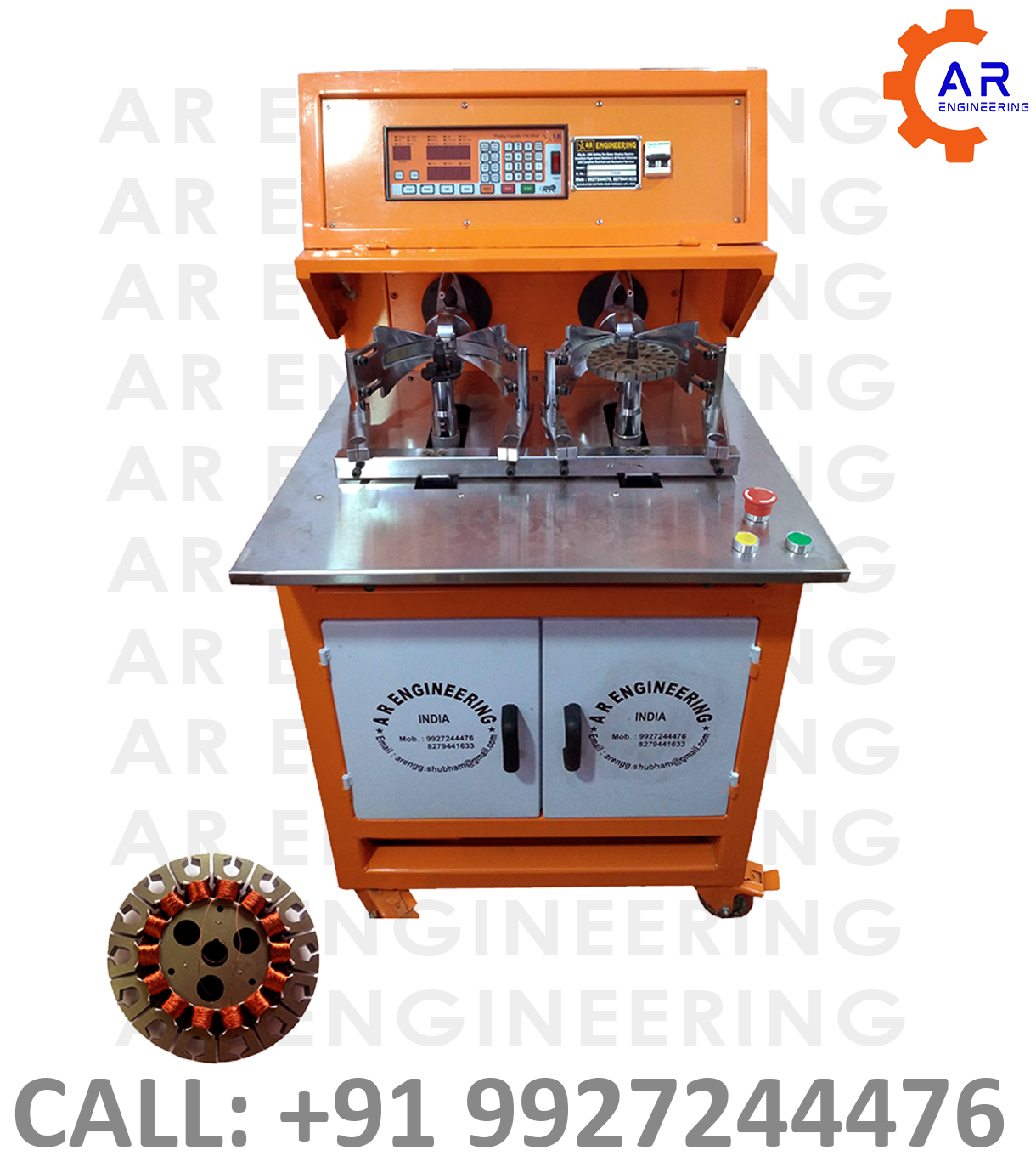 automatic cnc ceiling fan single drive coil winding machine (model cw02)