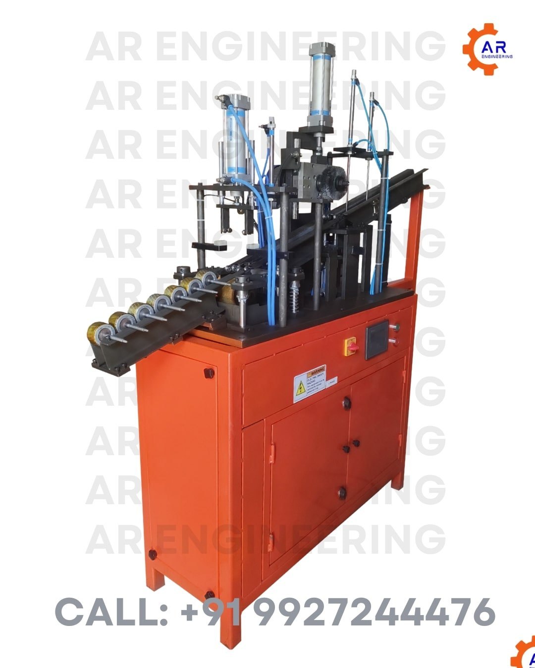 automatic rotor buffing and lactuing machine (model bfm 04)