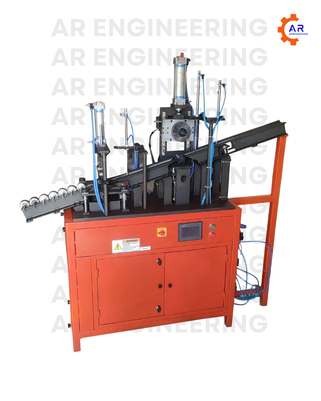 automatic rotor buffing and lactuing machine (model bfm 04)