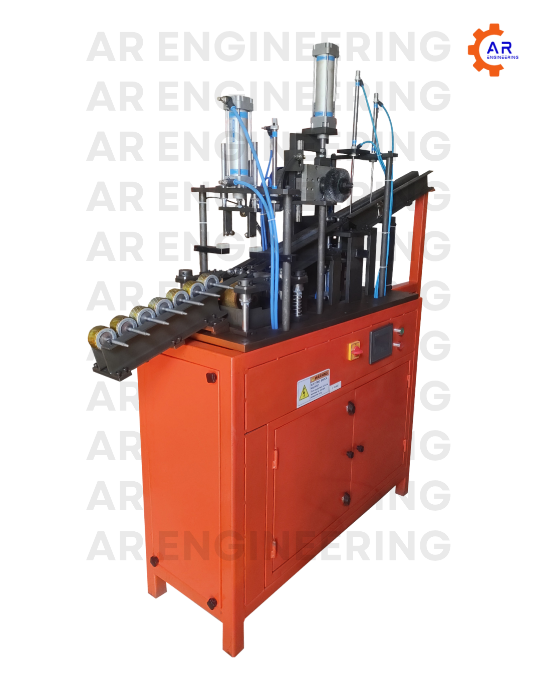 automatic rotor buffing and lactuing machine (model bfm 04)