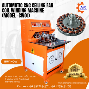 automatic cnc ceiling fan coil winding machine (model cw01)